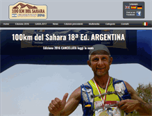 Tablet Screenshot of 100kmdelsahara.com